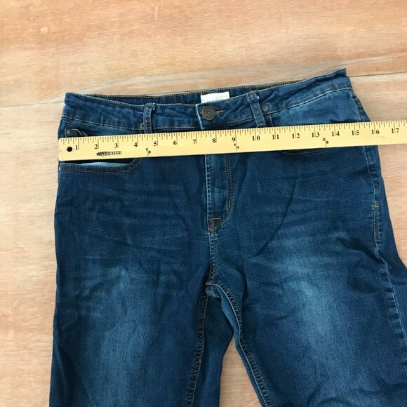 Hudson Jeans Women Size 20 Blue Denim Mid Rise Stretch Dark Wash Knit Shaping - Picture 9 of 10